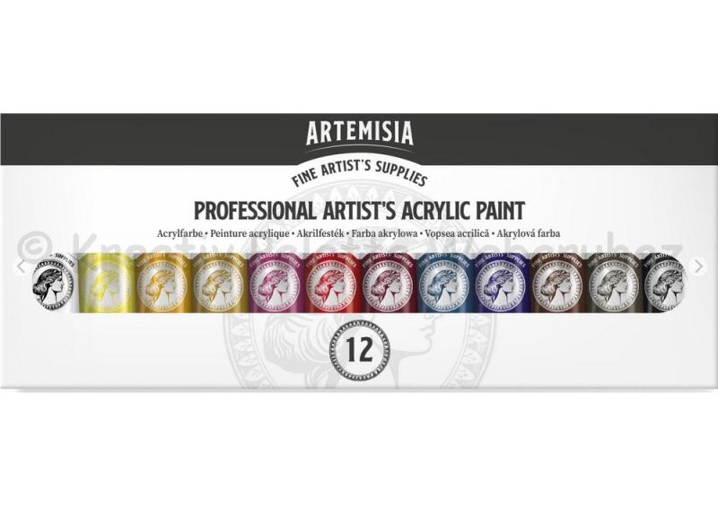 Akrilfesték szett 12 x 20 ml - Artemisia