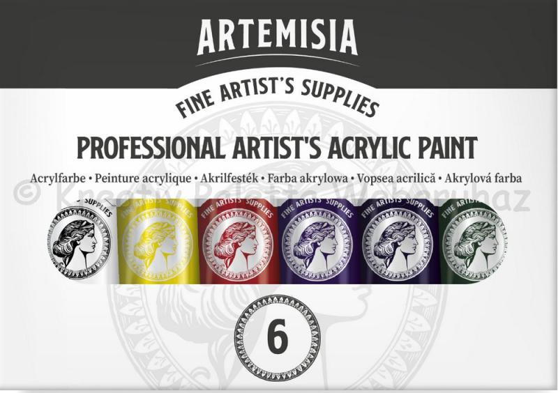 Akrilfesték szett 6 x 20 ml - Artemisia