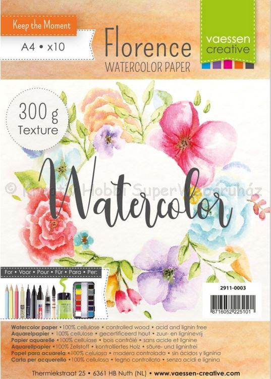 Akvarell papír A4 300 g, 10 db/cs - Florance