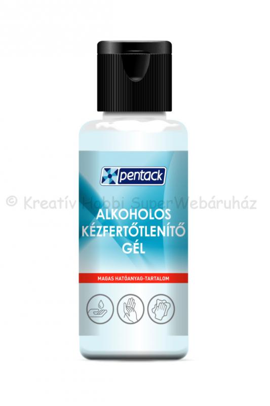 Alkoholos kézfertőtlenítő gél 60 ml - Pentack