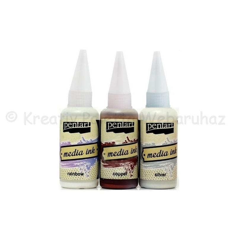 Alkoholos tinta-média tinta 20 ml METÁL