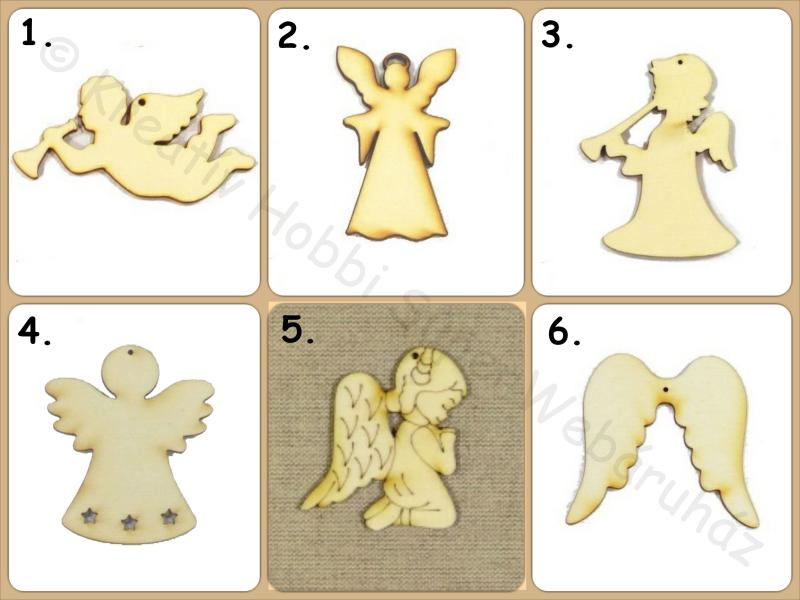 Angyalka fafigura többféle