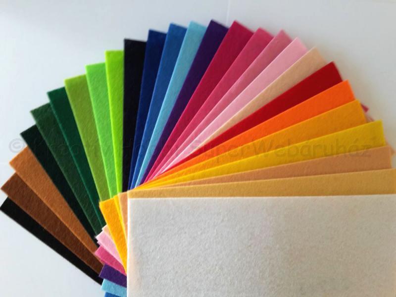 Barkácsfilc 20 x 30 cm, 1,5 mm