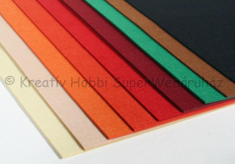 Barkácsfilc 40 x 50 cm,  3 mm-es