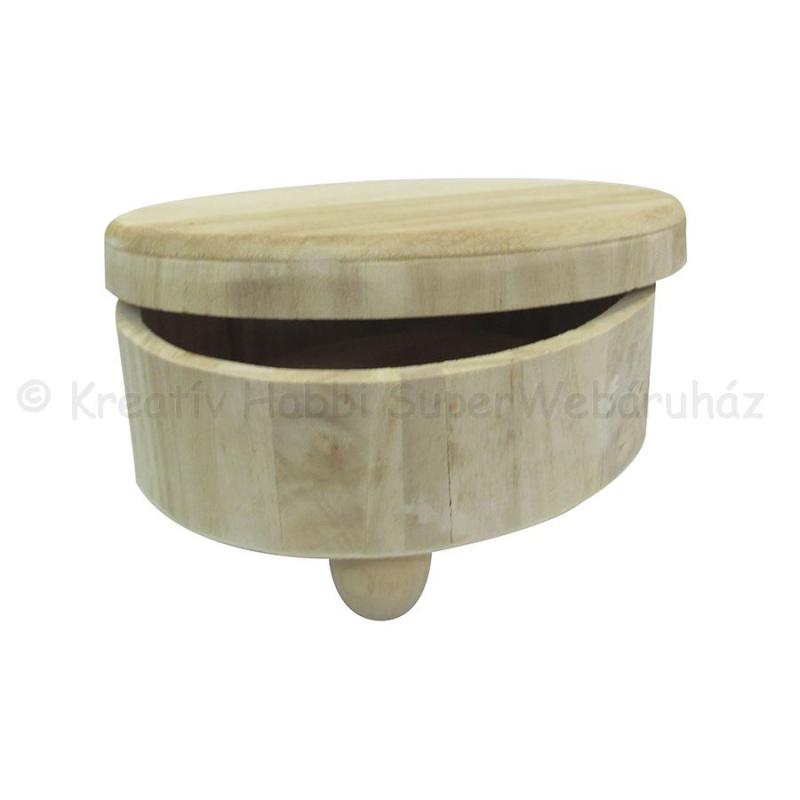 Bonbonier lábakkal 16 x 14 x 9 cm