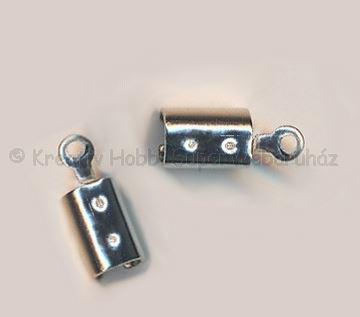 Bőr- zsinórvég kerek 7 mm 2 db