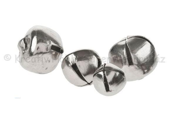 Csengettyű ezüst színű 12 mm 5 db