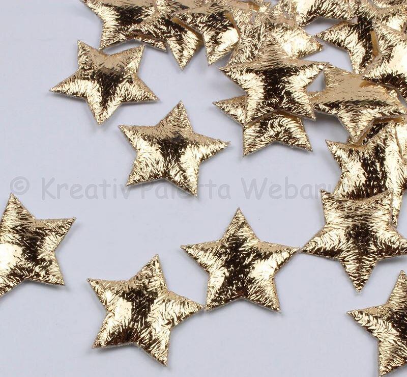 Csillag konfetti 1,5 cm, 10 db - arany