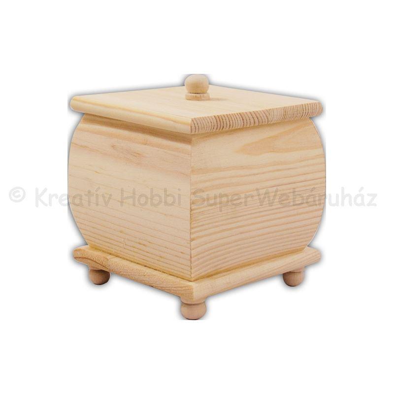 Ékszertartó lábakkal  8 x 8 x 8,5 cm