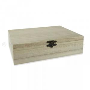 3 rekeszes tükrös fadoboz 20 x 15 x 5 cm