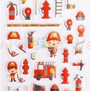 3D öntapadó matrica - tűzoltás