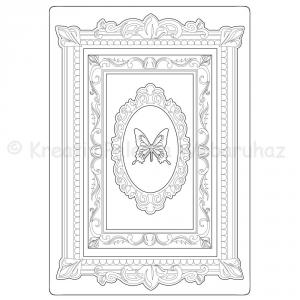 A6 Szilikon öntőforma - keretek