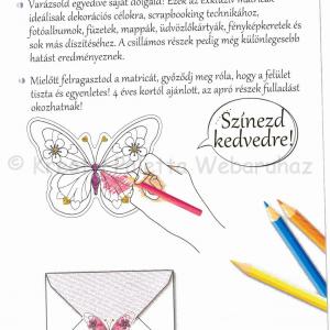 Adventi számok színezhető matrica 9 x 24 cm