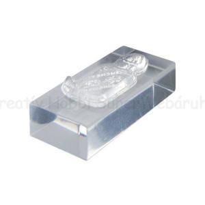 Akril blokk szilikonbélyegző alap 15 x 10 cm