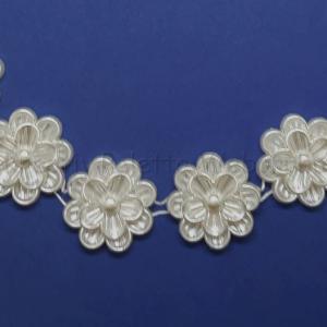 Akril díszítő elem - virág 2,5 cm