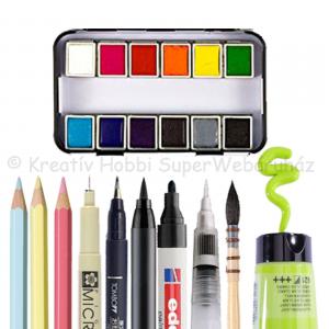 Akvarell papír A4 200 g, 12 db/csomag - Florance