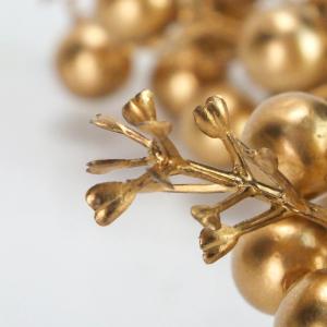 Bogyós ág 30 cm arany