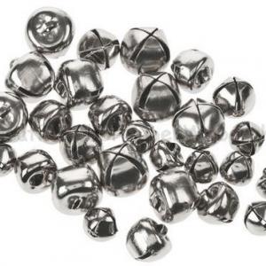 Csengettyű ezüst színű 8 mm 5 db