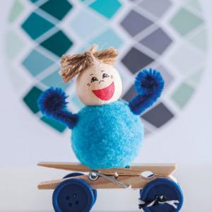 Facsipesz 2,5 cm, 10 db - natúr