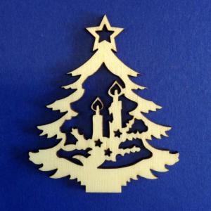 Fafigura - karácsonyfa áttört ornament, többféle