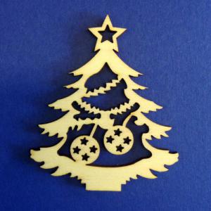 Fafigura - karácsonyfa áttört ornament, többféle