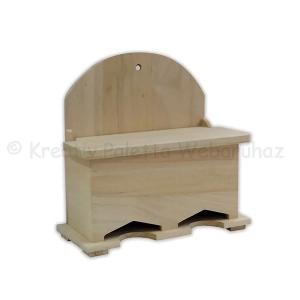 Fali teafiltertartó 2 részes  22 x 9,5 x 16 cm