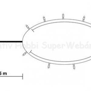 Fényfüzér 3,2 m 40 LED