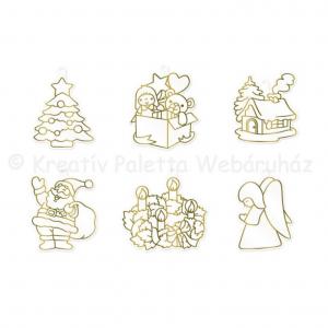 Fényvarázs 6 db-os készlet - karácsony