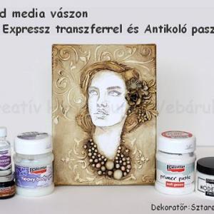 Feszített vászon 24 x 24 cm