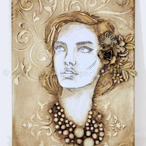 Feszített vászon 33 x 33 cm