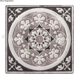 Formaöntő - csempeminta, mandala, 11 x 11 cm,