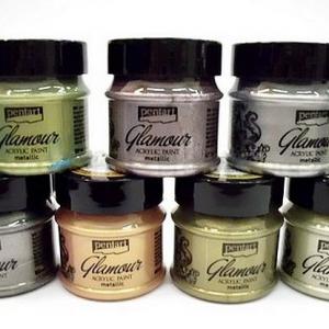 Glamour metál akrilfesték 50 ml