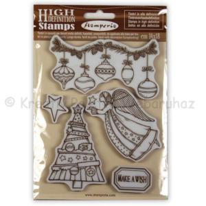 Gumi pecsételő - karácsony 14 x 18 cm