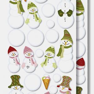 Hóember család - kivágott formák