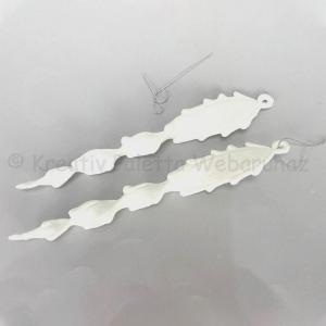 Karácsonyfadísz - jégcsap 22 cm