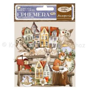 Karton öntapadó kivágott formák - Winter Valley