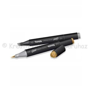 Kétvégű filctoll készlet arany/ezüst - Colorino Artist