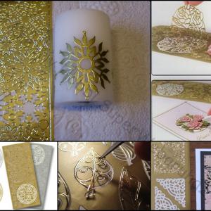 Kontúrmatrica - karácsony, fenyők