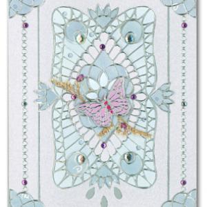 Kontúrmatrica - pillangók arany