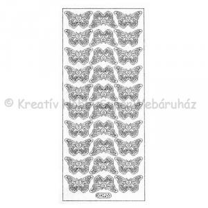 Kontúrmatrica - pillangók arany