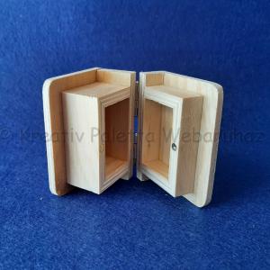 Könyvformájú doboz 6 x 4,4 x 4 cm