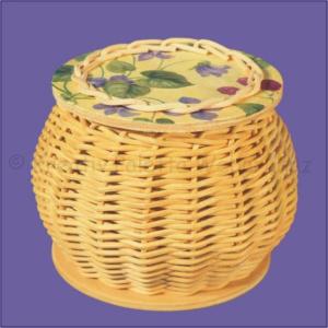 Kosárfonó készlet - Fedeles kosár