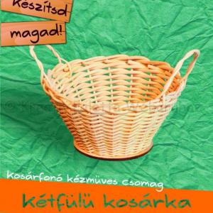 Kosárfonó készlet - Kétfüles kosár