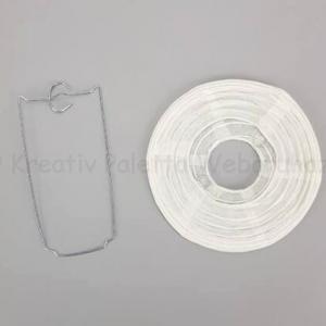 Lampion 14,5 cm fehér