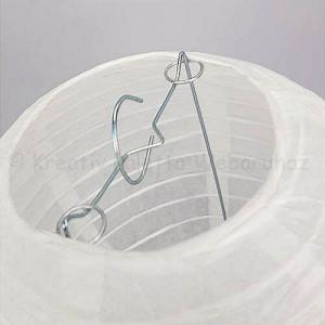 Lampion 14,5 cm fehér