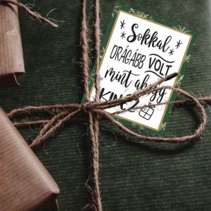 Matrica - ajándékcsomagra 15 db - humoros