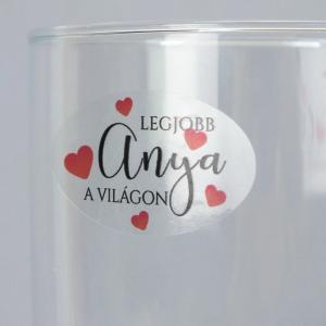 Matrica - anyák napjára 24 db - átlátszó