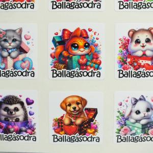 Matrica - ballagásra 15 db - ovis