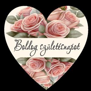 Matrica - Boldog születésnapot 15 db - 3 forma