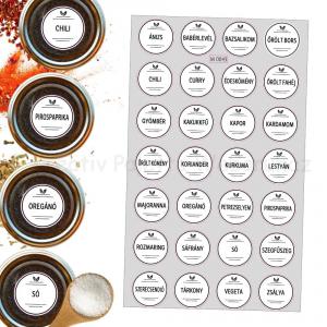 Matrica - fűszerek 28 db